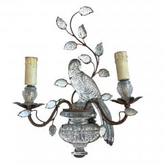  Maison Bagu s Pair of Maison Bagu s Wall Sconces With Parrot and Urn Decoration - 2897768