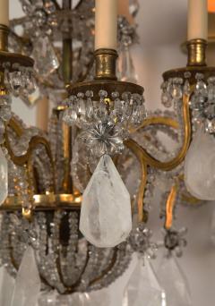  Maison Bagu s Rare Rock Crystal Chandelier - 1897563