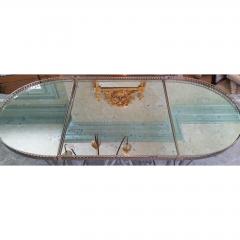  Maison Bagu s SALE 40 OFF SILVER COLORED TRIPARTITE COFFEE TABLE ATTRIBUTED TO MAISON BAGUES - 792271
