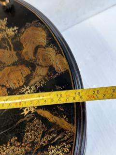  Maison Bagu s Side table with bamboo decoration in gilt bronze and Chinese lacquer tops - 4820830