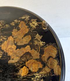  Maison Bagu s Side table with bamboo decoration in gilt bronze and Chinese lacquer tops - 4820837