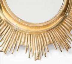 Maison Bagu s Solid Brass High Quality Sunburst Mirror France 1950s - 794206