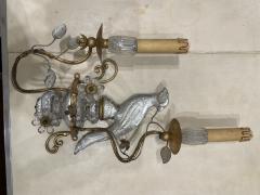  Maison Bagu s Stunning Pair of Ancient Sconces by Maison Bagu s Art D co France - 3085856