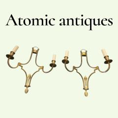  Maison Charles et Fils 1970s Bronze sconces by Maison Charles - 4535064