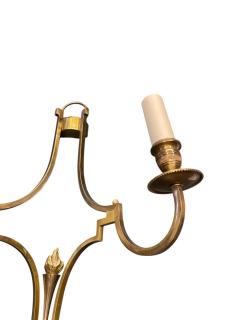  Maison Charles et Fils 1970s Bronze sconces by Maison Charles - 4535071