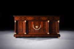  Maison Krieger FINE FRENCH SECOND EMPIRE GILT BRONZE MOUNTED MAHOGANY LIBRARY DESK KRIEGER - 2199347