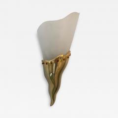  Maison Lucien Gau Brass Sconce by Maison Lucien Gau France 1980s - 1400296