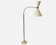  Maison Lunel Adjustable diabolo floor lamp by Maison Lunel Paris France circa 1960 - 3858589