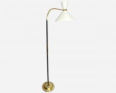  Maison Lunel Adjustable diabolo floor lamp by Maison Lunel Paris France circa 1960 - 3858591