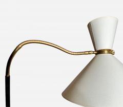  Maison Lunel Adjustable diabolo floor lamp by Maison Lunel Paris France circa 1960 - 3858593