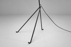  Maison Lunel Black Lacquered Metal Floor Lamp by Lunel France Mid 20th Century - 4625597