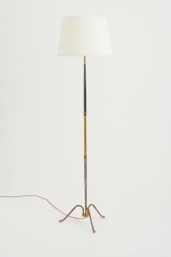  Maison Lunel Brass and Gunmetal Floor Lamp by Maison Lunel - 2966391