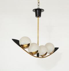  Maison Lunel French 1960s Mid Century Lunel Chandelier - 2219038