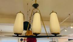  Maison Lunel French Lunel 1950s Mid Century Pendant Chandelier - 2288125