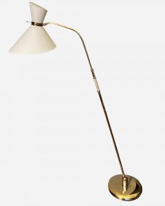  Maison Lunel Large adjustable and extendable floor lamp by Maison Lunel France circa 1950 60 - 3622047