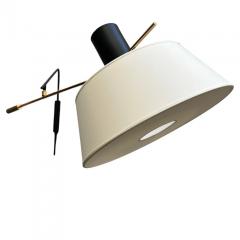  Maison Lunel Large pendulum wall lamp with inverted shade Maison Lunel France circa 1960 - 3351327