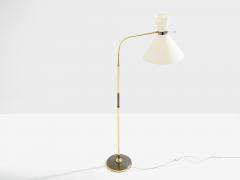  Maison Lunel Maison Lunel diabolo brass gunmetal floor lamp 1950s - 4549447