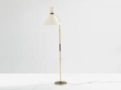  Maison Lunel Maison Lunel diabolo brass gunmetal floor lamp 1950s - 4549453