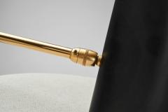  Maison Lunel Metal and Brass Wall Lamp in the manner of Maison Lunel France ca 1960s - 4229066