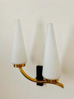  Maison Lunel Pair of French 1950s Lunel Wall Lights - 1471481