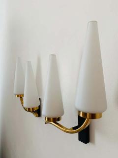  Maison Lunel Pair of French 1950s Lunel Wall Lights - 1471507