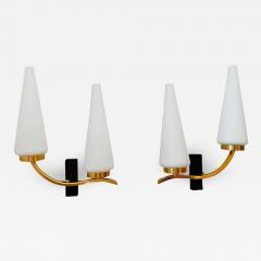  Maison Lunel Pair of French 1950s Lunel Wall Lights - 1473191