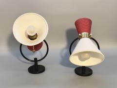  Maison Lunel Pair of double light Diabolo adjustable sconces Maison Lunel France circa 1950 - 3911000