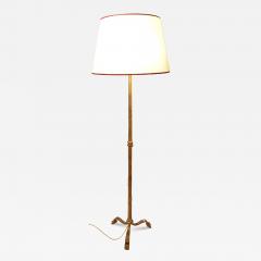 Maison Ramsey Gilded Iron Floor Lamp circa 1950 - 4296887
