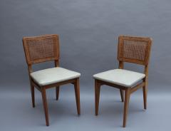  Maison Roset Set of Six French 1950s Dining Oak Chairs by Maison Roset - 418347