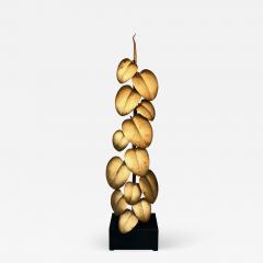  Maison et Jardin Ficus Floor Lamp Gold Leaf by Galerie Maison Jardin France 1970s - 620221