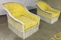  Maison et Jardin Maison et Jardin Awesome Pair of Comfy Rattan Lounge Chairs - 441932