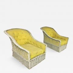  Maison et Jardin Maison et Jardin Awesome Pair of Comfy Rattan Lounge Chairs - 444615