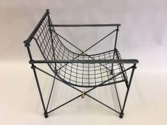  Maison et Jardin Pair Mid Century Hand Forged Lounge Chairs by Galerie Maison et Jardin Paris - 1811601