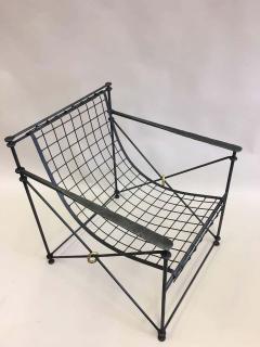  Maison et Jardin Pair Mid Century Hand Forged Lounge Chairs by Galerie Maison et Jardin Paris - 1811602