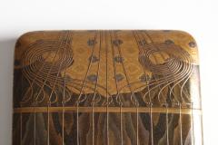  Maki e Koto Shaped Writing Box ca 1910 - 4359371