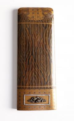  Maki e Koto Shaped Writing Box ca 1910 - 4359373