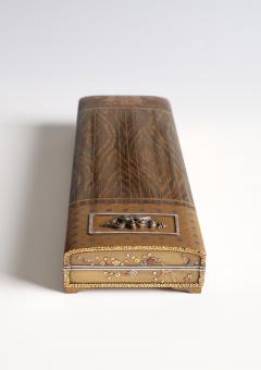  Maki e Koto Shaped Writing Box ca 1910 - 4359379
