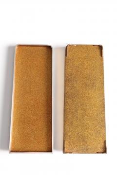  Maki e Koto Shaped Writing Box ca 1910 - 4359381