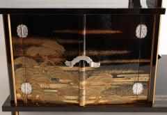  Maki e Set of Shelves with Designs Based on the Noh Drama Takasago 1910s 1920s - 4202414