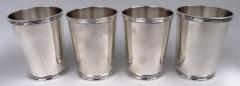  Manchester Silver Co Set of 4 Manchester Sterling Silver Mint Julep Cups - 3774749