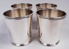  Manchester Silver Co Set of 4 Manchester Sterling Silver Mint Julep Cups - 3774750