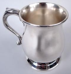  Manchester Silver Co Traditional Georgian Sterling Silver Christening Mug after Lamerie - 4542965