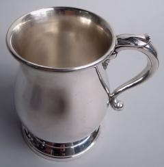  Manchester Silver Co Traditional Georgian Sterling Silver Christening Mug after Lamerie - 4542966