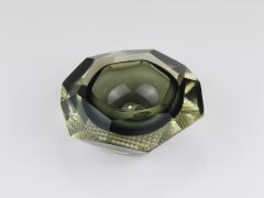  Mandruzzato Mandruzzato Sommerso Faceted Diamond Caviar Bowl Murano Glass Italy 1960s - 4722522