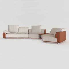  Mantellassi Grand Tour II Sofa with Coffee Table - 3284826