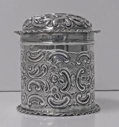  Mappin Webb Antique Silver Caddy Box London 1898 Mappin Webb - 1082674