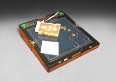  Mappin Webb Burr Walnut and Brass Campaign Writing Box by Mappin Webb - 4492801