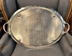  Mappin Webb Mappin Webb Edwardian Silver Plate Tea Tray - 4414163