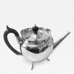  Mappin Webb Mappin and Webb manner of Christopher Dresser Sterling Silver Teapot 1903 - 3980924