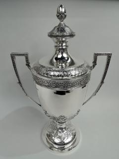  Mappin Webb Very Large Market Fresh English Sterling Silver Covered Urn 1917 - 3757369